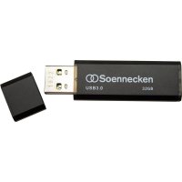 Soennecken USB-Stick USB 3.0 32Gbyte schwarz/silber