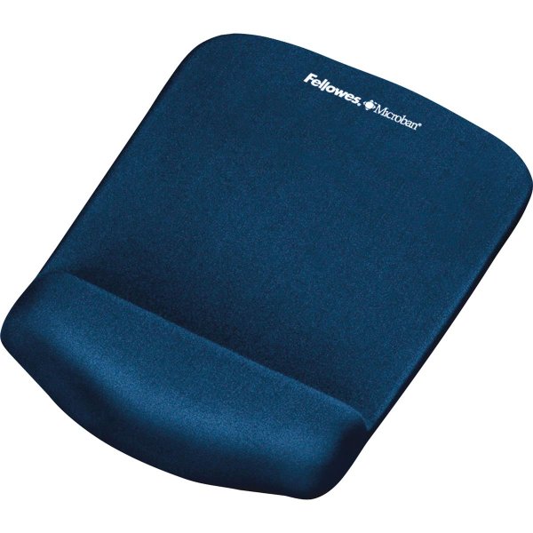 Fellowes® Mauspad PlushTouch™ 18,42 x 2,54 x 23,81 cm (B x H x T) Lycra blau