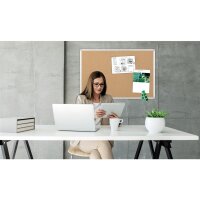 Bi-office Korktafel Earth CA071790 180x90cm Aluminiumrahmen