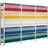 SCHULTE Regal MULTIplus85 36007-S Grund 2.000x1.000x300mm AL sw/l.gr