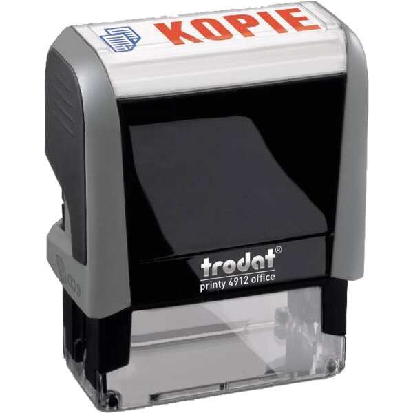 trodat Textstempel Printy 4912 43227 KOPIE 47x10mm blau/rot