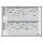 magnetoplan® Projektplanungstafel 121,5 x 91,5 cm (B x H) 87 x 23 mm (B x H) inkl. 1 Boardmarker, 1 OHP-Marker, 1 Datumsmagnet Aluminium alu