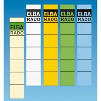 ELBA Ordneretikett 100551826 breit/kurz sk weiß 10 St./Pack.