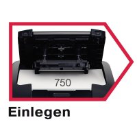 Rexel® Aktenvernichter Optimum AutoFeed+ 600X P-4 Papier, Heftklammern, Büroklammern, Kreditkarten Partikelschnitt schwarz
