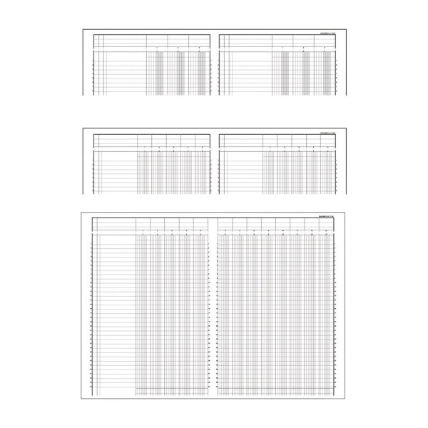 Exacompta Kolonnenbuch 17100E DIN A4 10Spalten/2Seiten 40Blatt