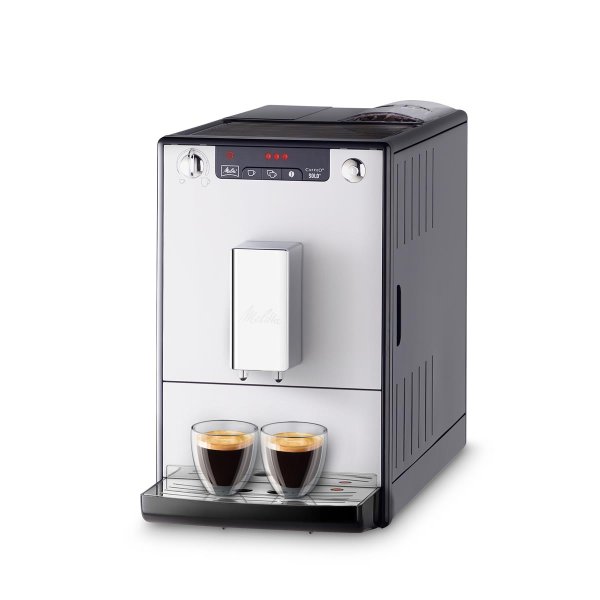 Melitta Kaffeevollautomat CAFFEO® Solo 20 x 32,5 x 45,5 cm (B x H x T) 120g 1,2l 1.400W silber/schwarz