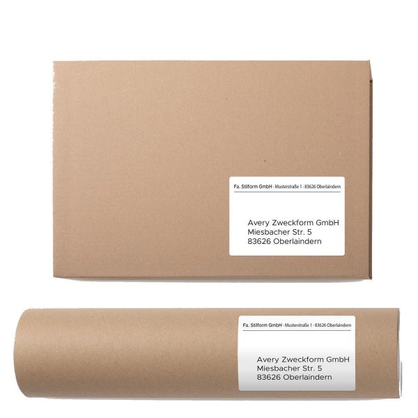 Avery Zweckform Adressetikett 54 x 101 mm (B x H) Papier weiß 220 Etik./Rl. 12 x 220 Etik./Pack.