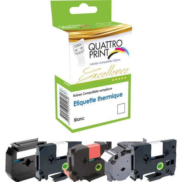 Quattro-Print Etikett KRED11352 wie Dymo S0722520 ws 500 St./Pa