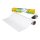 Post-it® Whiteboardfolie Easy Erase 60,9 x 91,4 cm (B x H) blanko inkl. 1 Scotch Brite™ Microfasertuch, Flasche mit Sprühkopf Folie weiß
