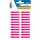 HERMA Hinweisetikett 4143 Pfeil 38x7mm leuchtrot 88 St./Pack.