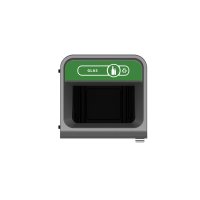 Rubbermaid Abfallsammelsystem 49,5 x 97,5 x 48,9 cm (B x...