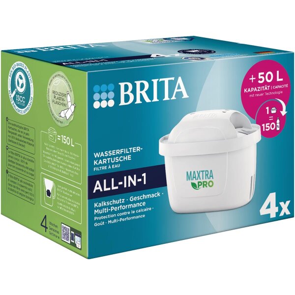 BRITA Filterkartusche MAXTRA PRO 122027 ALL-IN-1 4 St./Pack.