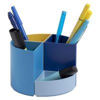 Exacompta Stifteköcher THE QUARTER Bee Blue 12 x 12...