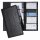 DURABLE Visitenkartenringbuch VISIFIX® CENTIUM 14,5 x 25,5 cm (B x H) 12 Registerblätter A-Z Werkstoff: Kunststoff schwarz 25 Hüllen
