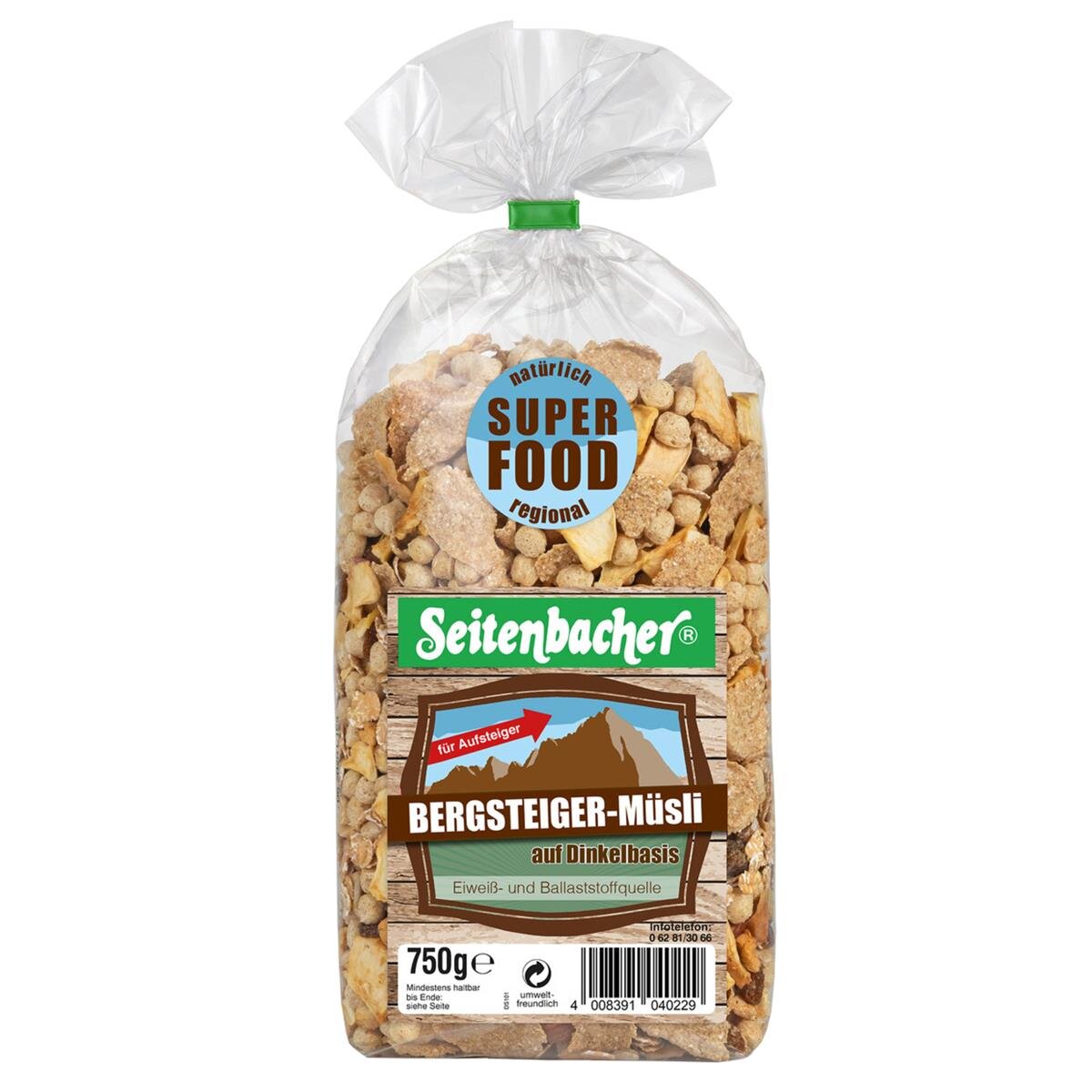 bergsteiger müsli von seitenbacher werbung