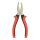 BRÜDER MANNESMANN Zangen-Set 3 Teile Kombizange, Seitenschneider, Telefonzange orange/schwarz