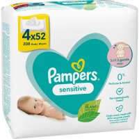 Pampers Feuchttücher Sensitive 4 x 52 St./Pack.