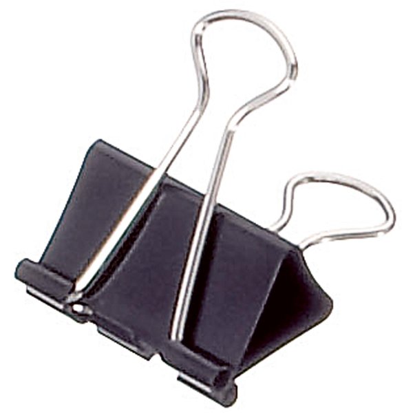 Soennecken Foldbackklemmer 32mm 14mm Federstahl schwarz 12 St./Pack.