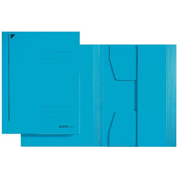 Leitz Jurismappe 39240035 DIN A4 3Klappen Karton blau