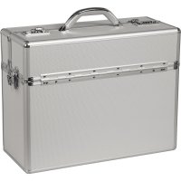ALUMAXX® Pilotenkoffer ALPHA 47 x 37,5 x 20 cm (B x H x T) Zahlenkombinationsschloss Aluminium silber