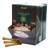 Hellma Zucker FAIRTRADE Rohrzucker Stick Dispenser 500 x...