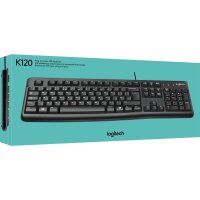 Logitech Tastatur K120 920-002489 3x18x47cm USB schwarz