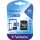 Verbatim Speicherkarte micoSDHC 44082 Class 10 16GB + Adapter