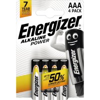 Energizer Batterie Alkaline Power E300132613 AAA Micro 4...