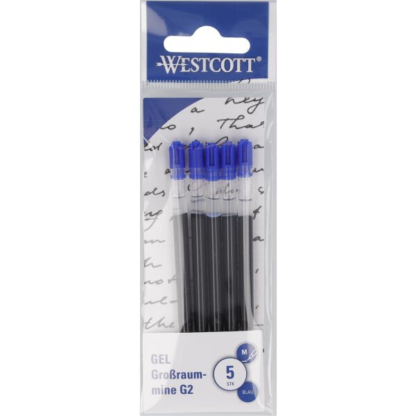 Westcott Gelmine G2 E-733496 00 M blau 5St.