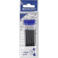 Westcott Gelmine G2 E-733496 00 M blau 5St.