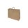 Tragetasche 50 x 39 x 18 cm (B x H x T) 90g/m² Kraftpapier natron braun 100 St./Pack.