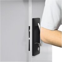 C+P Aktenschrank 9260000S10729 5OH 1950x930x400mm lgr/lbl