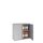 Phoenix Stahlschrank SCL0891GGK 2Türen 1Böden gr/gr Schlüssel