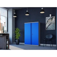 Phoenix Stahlschrank SCL1491GBK 2Türen 3Böden...