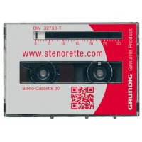 Grundig Diktierkassette Steno-Cassette 30 Sh 10, -24, St...