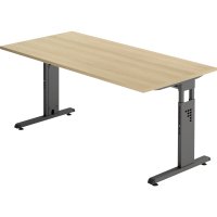 Hammerbacher Schreibtisch O-Serie Maße: 1.600 x...