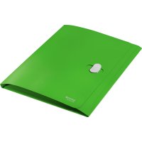 Leitz Dokumentenmappe Recycle 23,5 x 32 cm (B x H) DIN A4 150 Bl. (80 g/m²) 11mm Polypropylen, 80 % recycelt schwarz (Farbe)