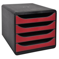 Exacompta Schubladenbox BIG-BOX 4 Schubladen DIN A4,...
