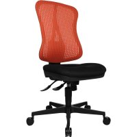 TOPSTAR Bürodrehstuhl Head Point SY 39-51cm Punktsynchronmechanik Rolle hart gebremst (für Teppichboden) optionales Zubehör: Armlehnen 7127: P4,