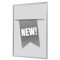 Showdown® Displays Bilderwechselrahmen 62,5 x 87,2 x 1,1 cm (B x H x T) DIN A1 Aluminium, eloxiert grau (Farbe) – 2128183