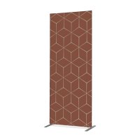 Showdown® Displays Trennwand 85 x 200 x 45 cm (B x H x T) (Farbe des Bezuges) – 2129629
