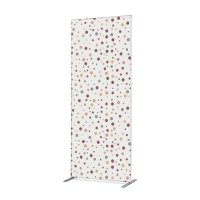 Showdown® Displays Trennwand Deko 100 x 200 x 45 cm (B x H x T) (Farbe des Bezuges)