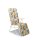barths Campingliege Chiemsee 58 x 108 x 75 cm (B x H x T) max. Gewicht des Nutzers: 120kg Polycotton weiß/blau (Farbe des Bezuges)