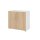Hammerbacher Flügeltürenschrank V9 Advanced 80 x 748 x 417 mm (B x H x T) Spanplatten, folienummantelt Farbe der Front: asteiche Farbe des Korpus:
