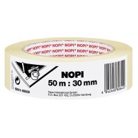 NOPI® Kreppband Innenbereich 50 mm x 50 m (B x L)...