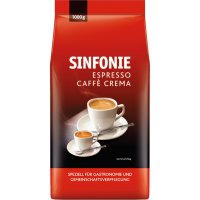 SINFONIE Espresso Caffè Crema ganze Bohne 1.000...