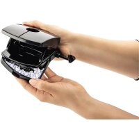 Novus Locher B 220 re+new 025-0650 20Bl. Anschlagschiene sw