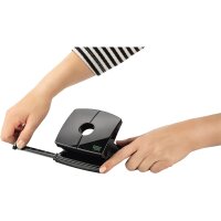 Novus Locher B 220 re+new 025-0650 20Bl. Anschlagschiene sw