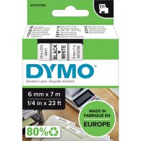 DYMO® Schriftbandkassette 6 mm x 7 m (B x L)...