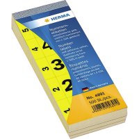 HERMA Nummernetikett 28 x 56 mm (B x H) doppelt Papier...
